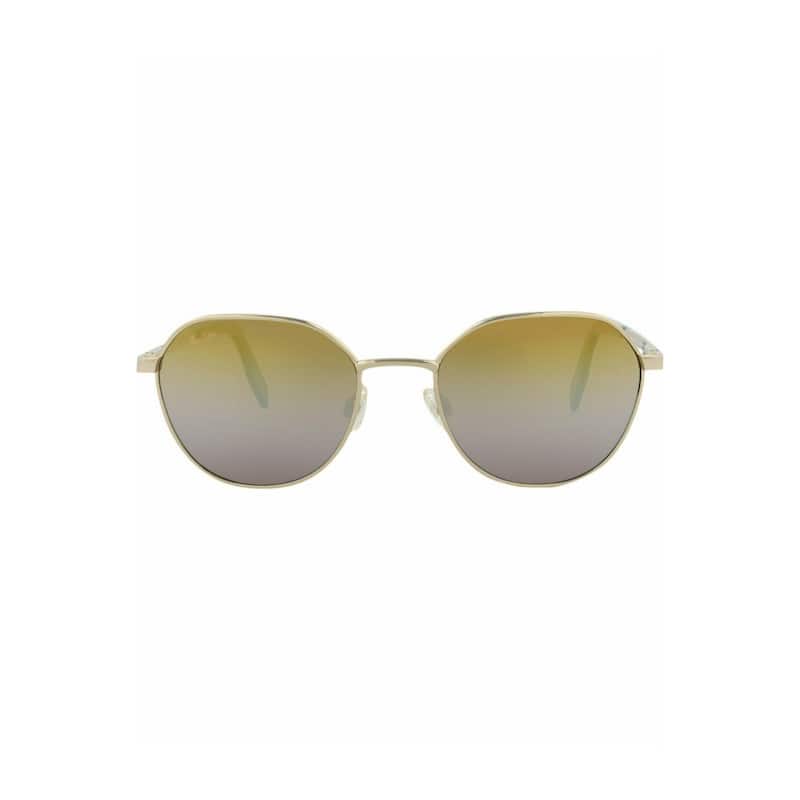 Maui Jim Round-Frame Monel Sunglasses - Gold Gold Gold - Gold - Grey Lens