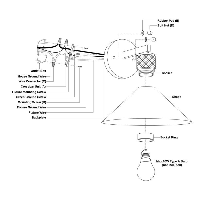 Bellevue VXWS79834 Belle 10" Tall Wall Sconce