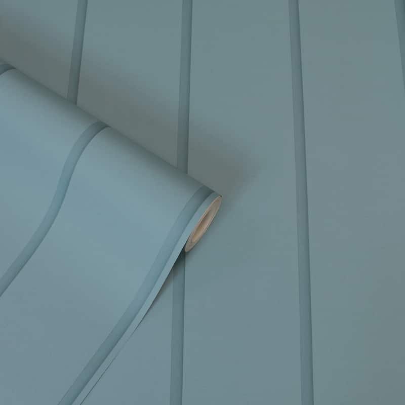 Fine Decor Killian Light Blue Wood Panel Wallpaper