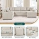 preview thumbnail 15 of 13, U-Shaped Oversized Corduroy Sectional Sofa with Chaise Lounge and Removable Cushions by Harper&Bright Designs