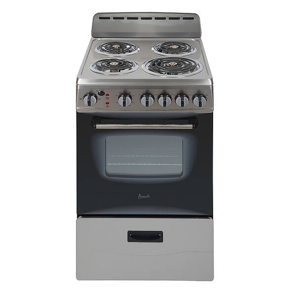 Avanti ERU200P3S 20 inch freestanding electric range with a 2.1 cu. ft ...