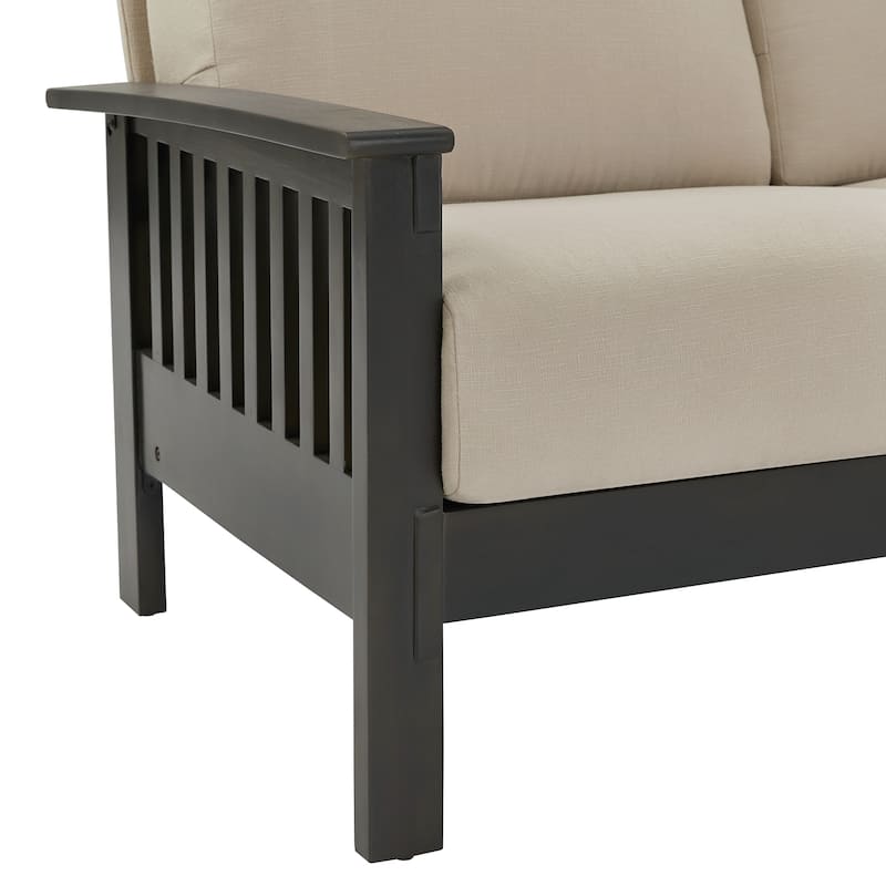 Hills Mission-Style Oak Loveseat by iNSPIRE Q Classic