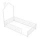 preview thumbnail 12 of 11, Twin Metal House Bed with Guardrails
