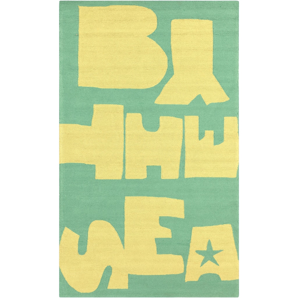 Hand-Hooked Hallie Novelty Indoor/ Outdoor Area Rug