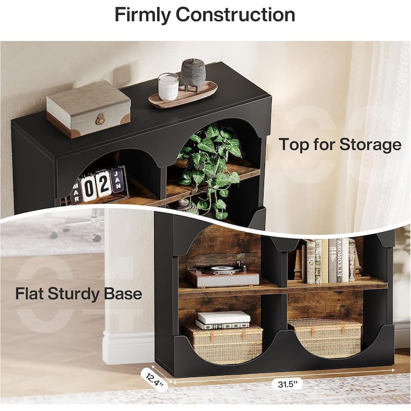 Modern 70.8-Inch Tall Bookcase Bookshelf with Open Storage Shelf
