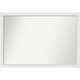 preview thumbnail 1 of 190, Wall Mirror Choose Your Custom Size - Extra Large, Blanco White Wood