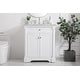 preview thumbnail 1 of 53, Petal 24 - 30 Inch Single Bathroom Vanity White - 30 Inches