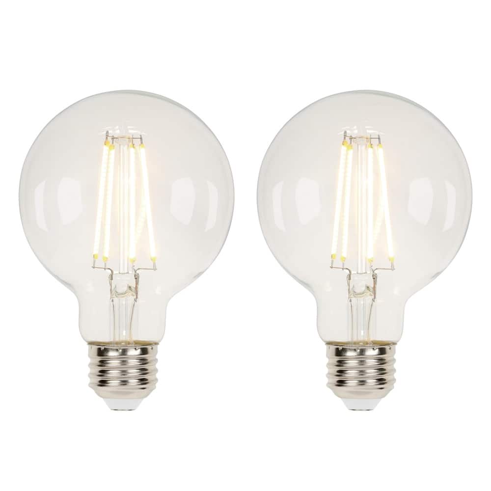 Westinghouse Lighting 5.5-Watt (40-Watt Equivalent) Clear G25 Dimmable Filament LED Light Bulb, Medium Base