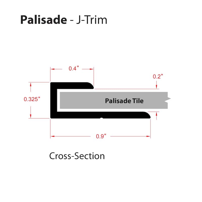 Palisade 94 in. J-Trim