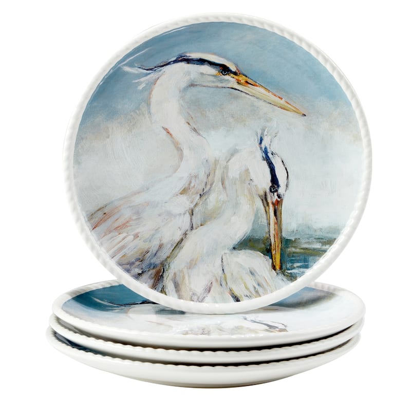 Certified International Shorebirds 16-Piece Dinnerware Set, Service for 4