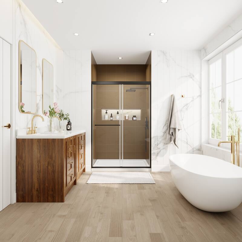 Modland 44-48''x 70'' Glass Shower Door - 44''-48''x 70''