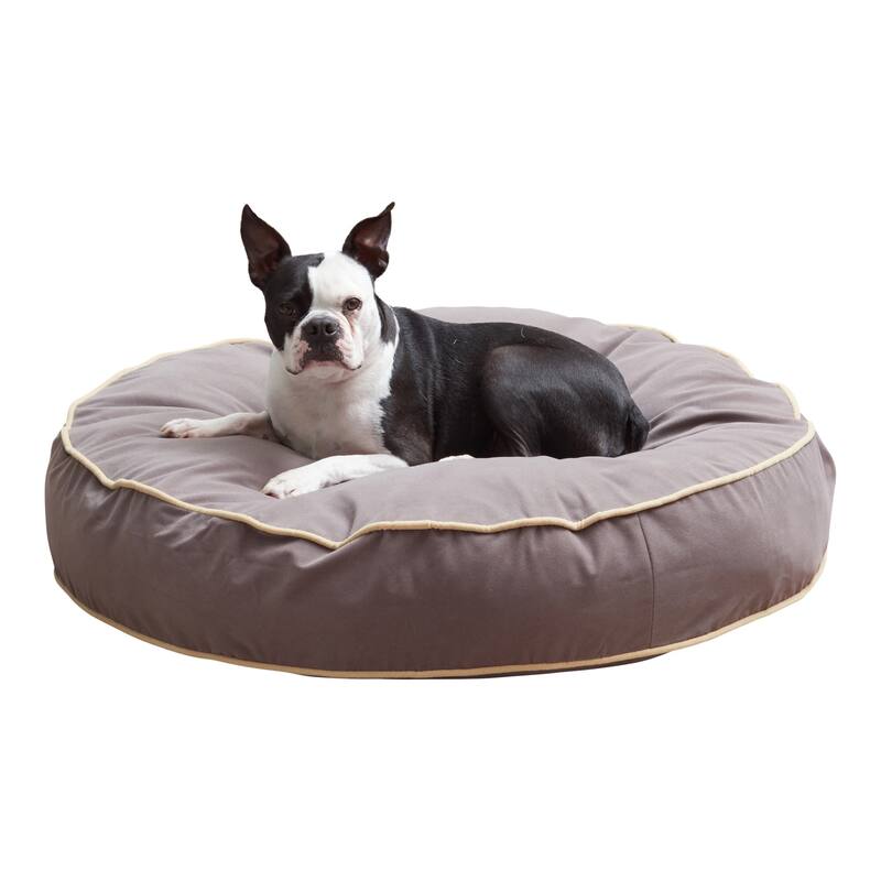 Scout Round Reversible Pillow Dog Bed - Medium (36") - Smoke