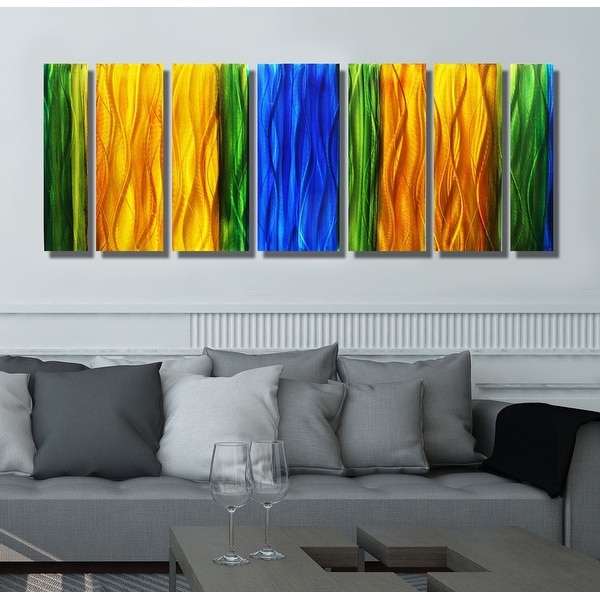Statements2000 Metal Wall Art Abstract Modern Painting Decor by Jon Allen