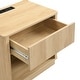 preview thumbnail 8 of 10, Christopher Knight Home - Suzie Modern Nightstand with Built-in Outlet & USB Port, Storage Drawer, and Charging Station