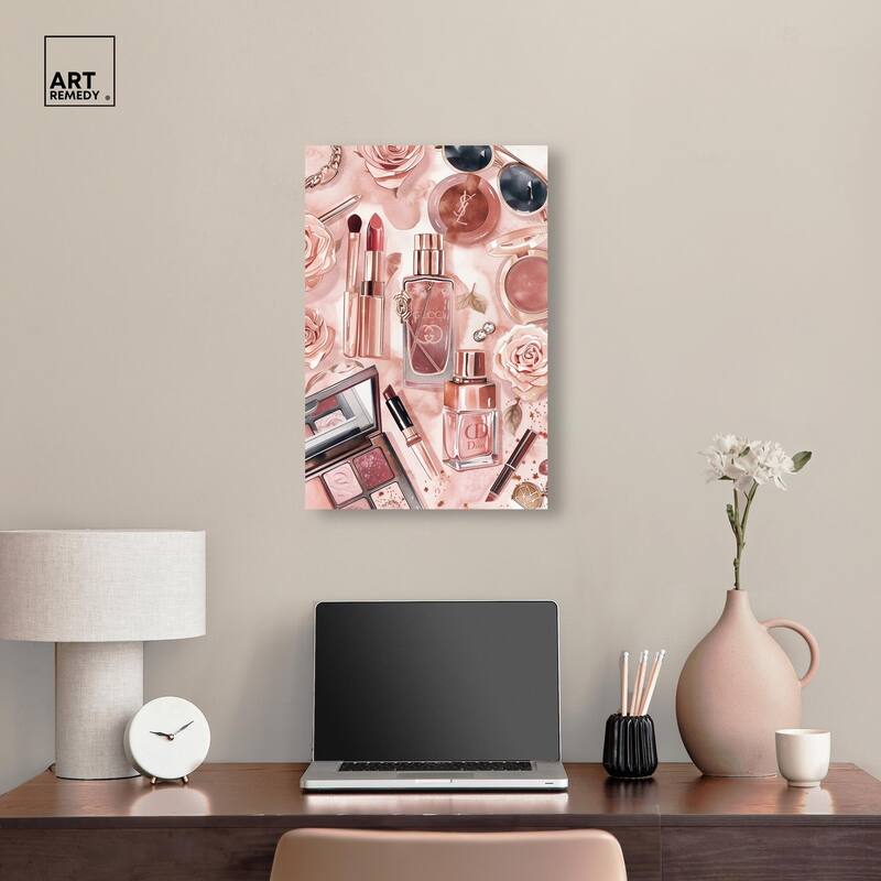 Glam Sparkle Lay Out Canvas by Art Remedy, Gallery Wrapped