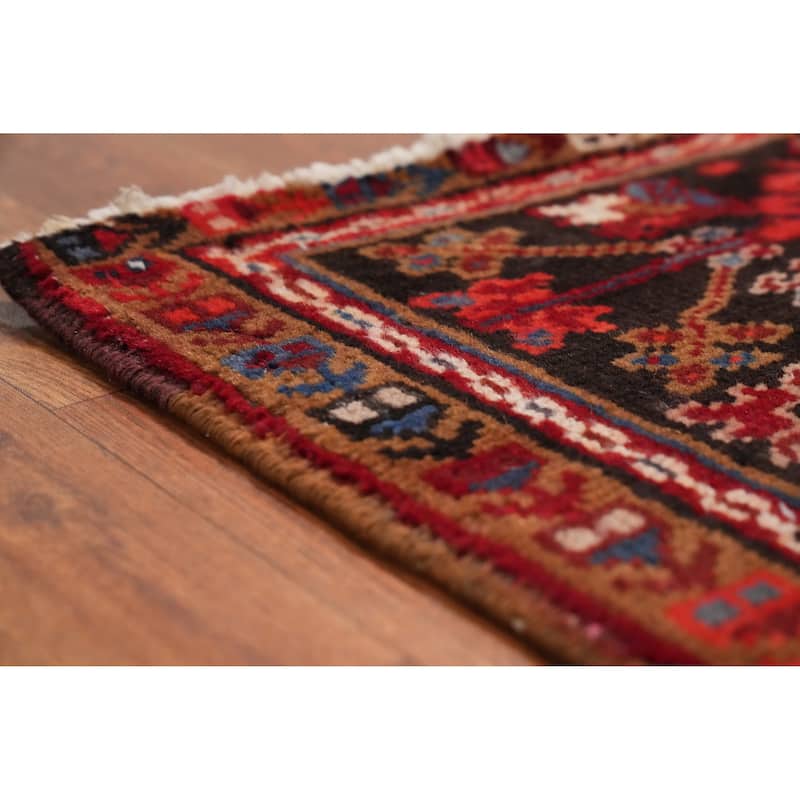 Hand Knotted Oriental 100% Wool Carpet Traditional Medallion Red Heriz Area Rug - 11' 7'' X 9' 2''