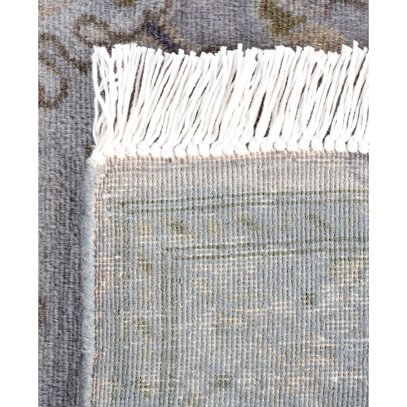 Overdyed One-of-a-Kind Hand-Knotted Area Rug - Gray - 3' 1" x 5' 4"