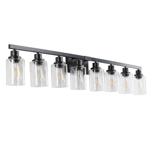 Eight light bathroom fixture store