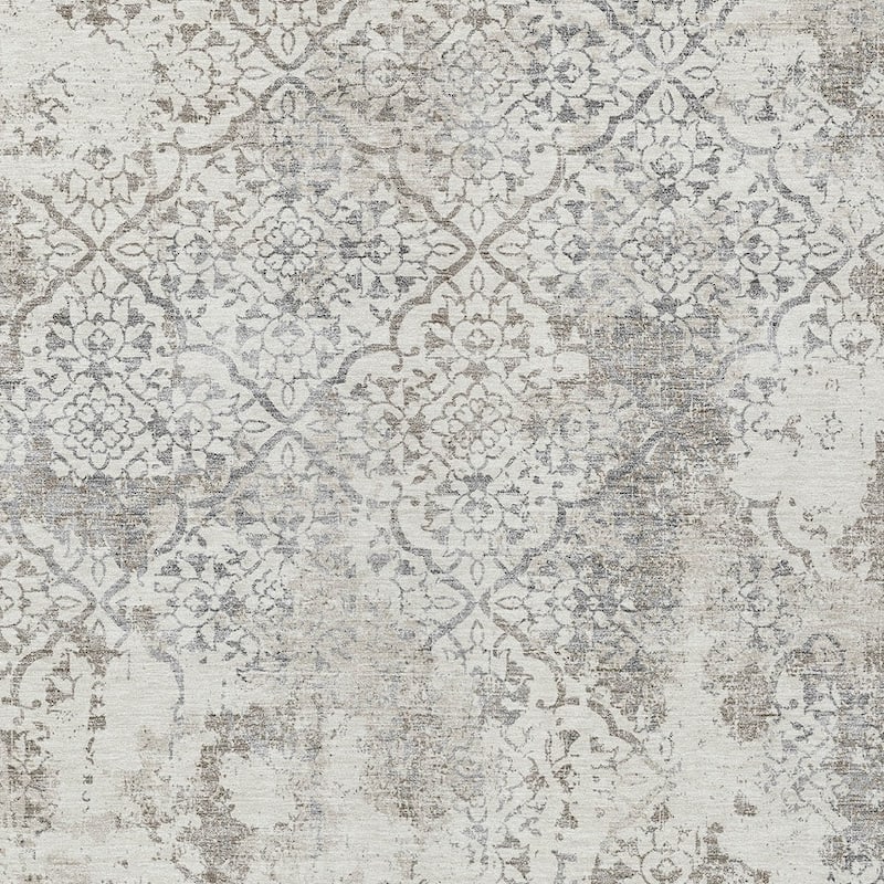 HomeRoots Floral Transitional Rectangle Outdoor Rug