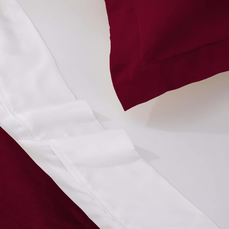 Superior Egyptian Cotton 400 Thread Count Solid Duvet Cover Set