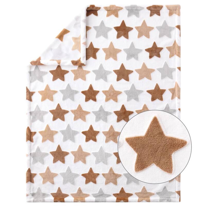 The Peanutshell Crib Bedding Set for Baby Girls, Starry Skies, 5 Pieces