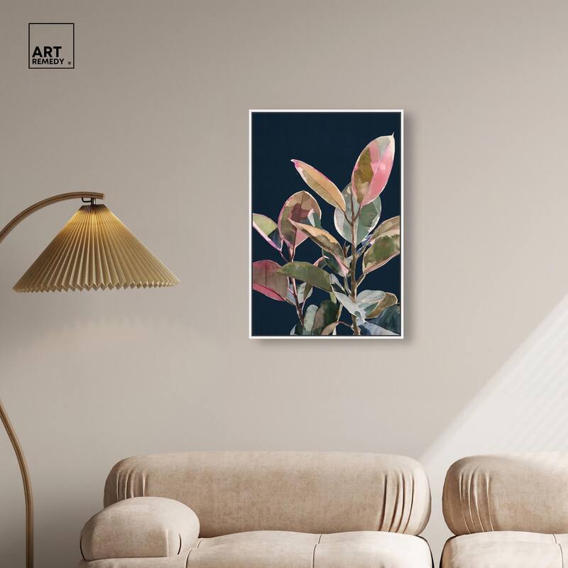 Fuchsia Frond II Canvas by Art Remedy