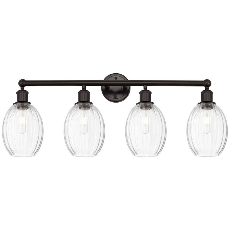 Innovations Lighting 616-4W-13-34 Preston Vanity Preston 4 Light 34" - Oil Rubbed Bronze / Clear