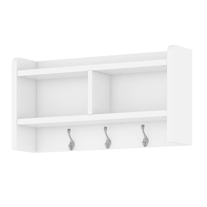 4-in-1 Entryway Hall Tree with Bench, Shoe Storage, 7 Hooks Coat Rack, Drawers, Cabinet, Detachable Multiple Functions Halltree