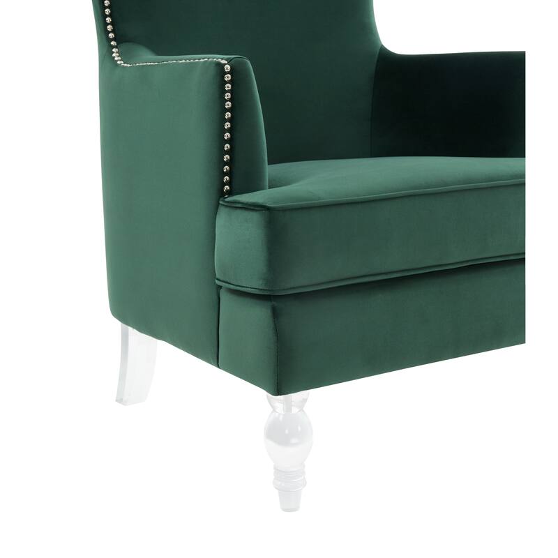 SAFAVIEH Couture Geode Modern Wingback Chair - 29.1" W x 32.3" D x 44.9" H