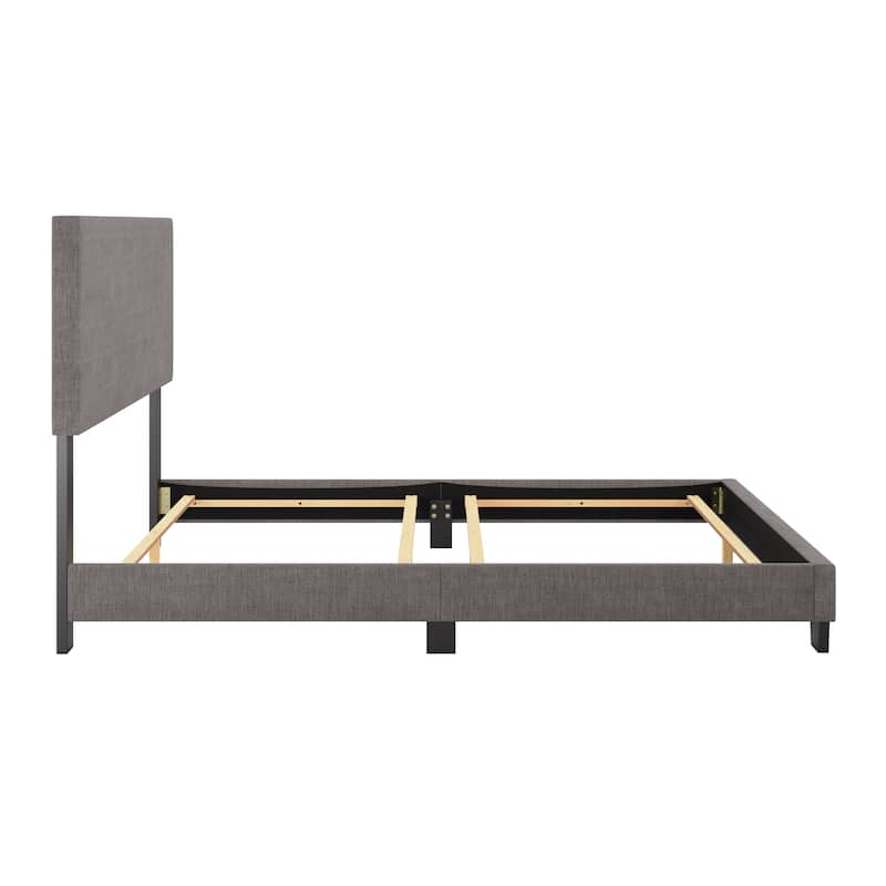 Celeste Modern Upholstered Bed, Box Spring Required