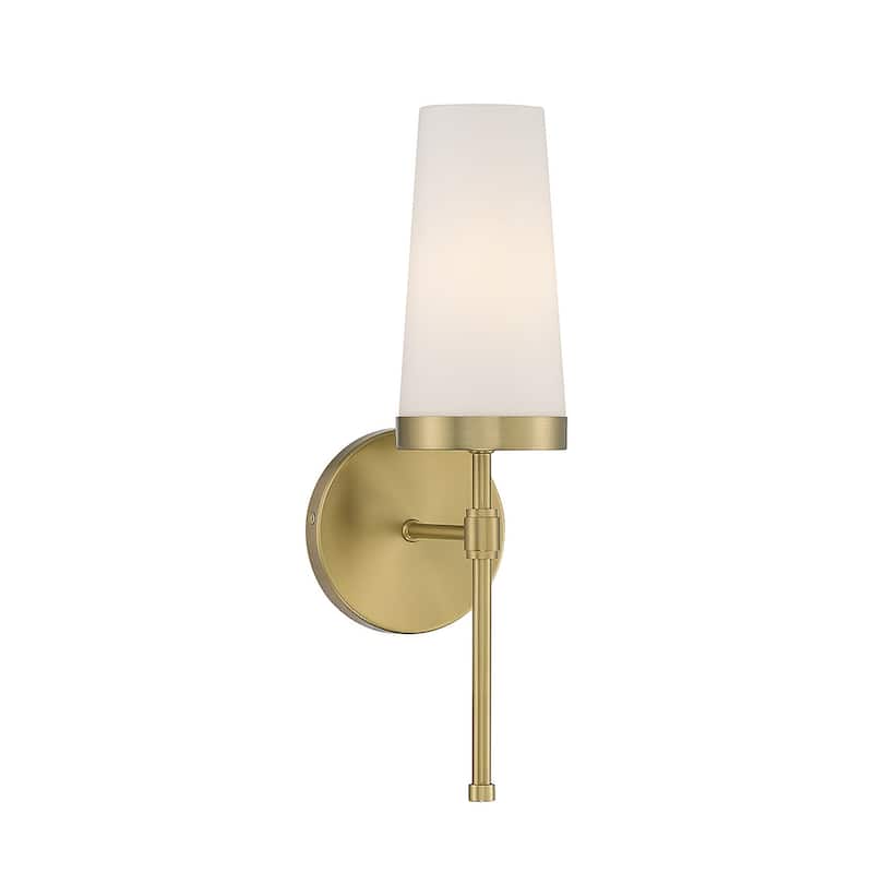 Savoy House 9-2801-1 Haynes 16" Tall Wall Sconce - Warm Brass