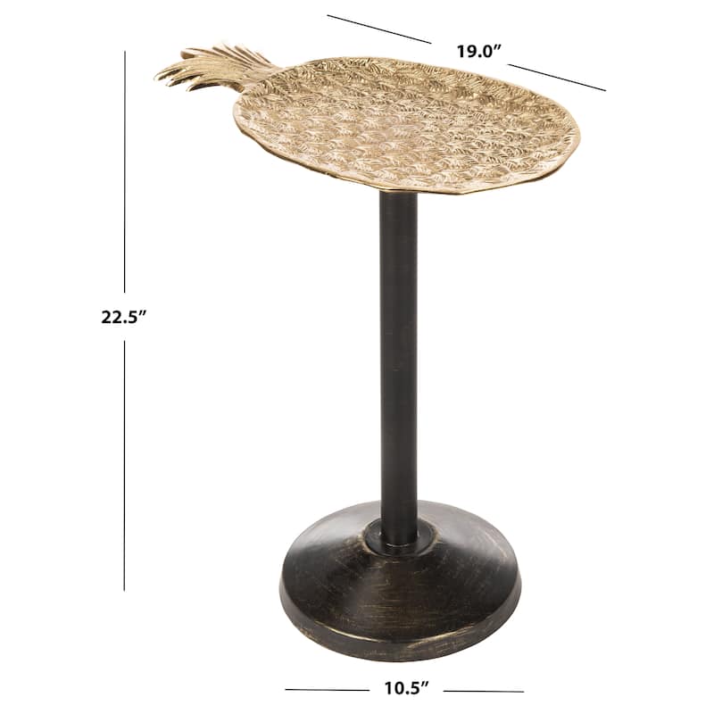 SAFAVIEH Luana Pinapple Top Accent Table - 19"W x 11"D x 23"H