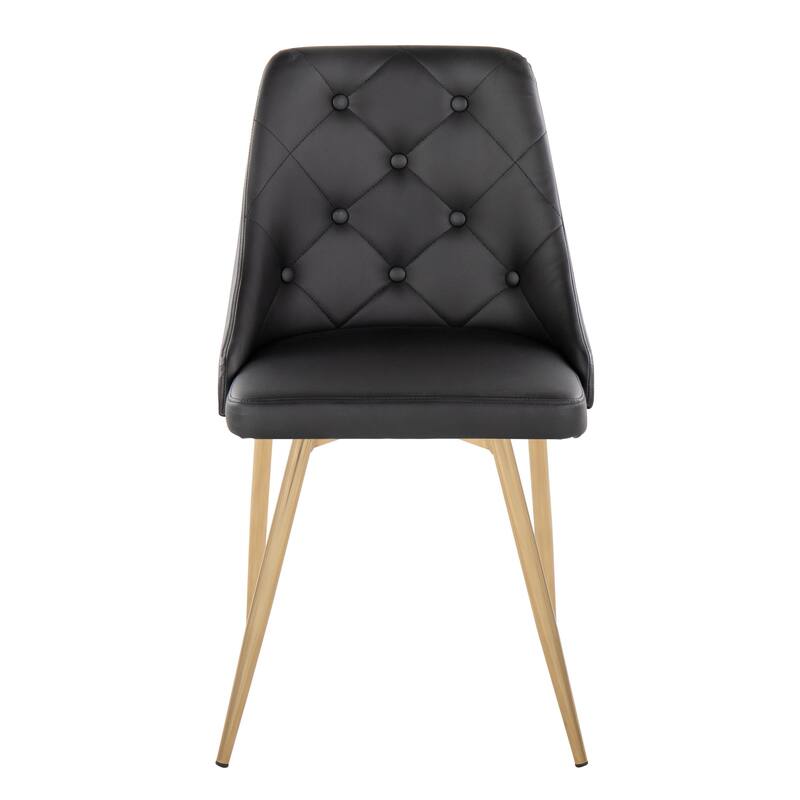 Carson Carrington Ockelbo Dining Chair with Tapered Metal Legs (Set of 2)