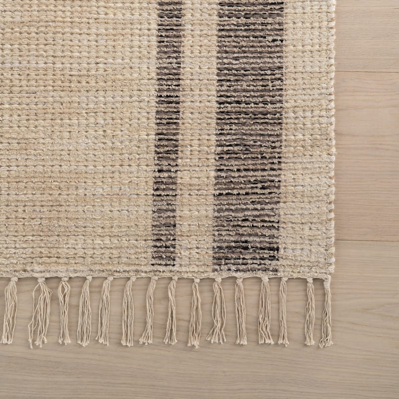 Carmeon Hamilton Shomar Bohemian Abstract Striped Rug