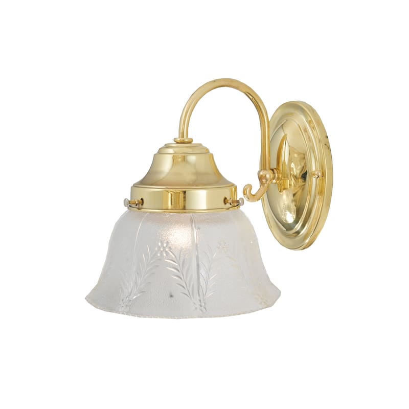 7"W Revival Summer Wheat Gas Wall Sconce