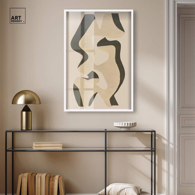 Shapes of Sage I Shadowbox by Art Remedy
