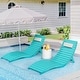 preview thumbnail 28 of 37, Fully Pre-Assembled In-Pool Folding Lounge Chair Set of 2 for Tanning Ledges - N/A Aruba Blue