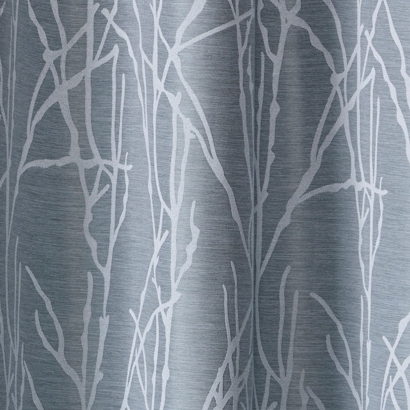 ATI Home Finesse Branch Print Grommet Top Curtain Panel Pair