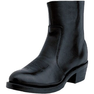 mens cowboy boots with zipper on the side