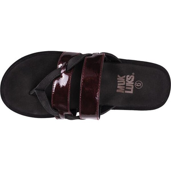 muk luks finley flip flops