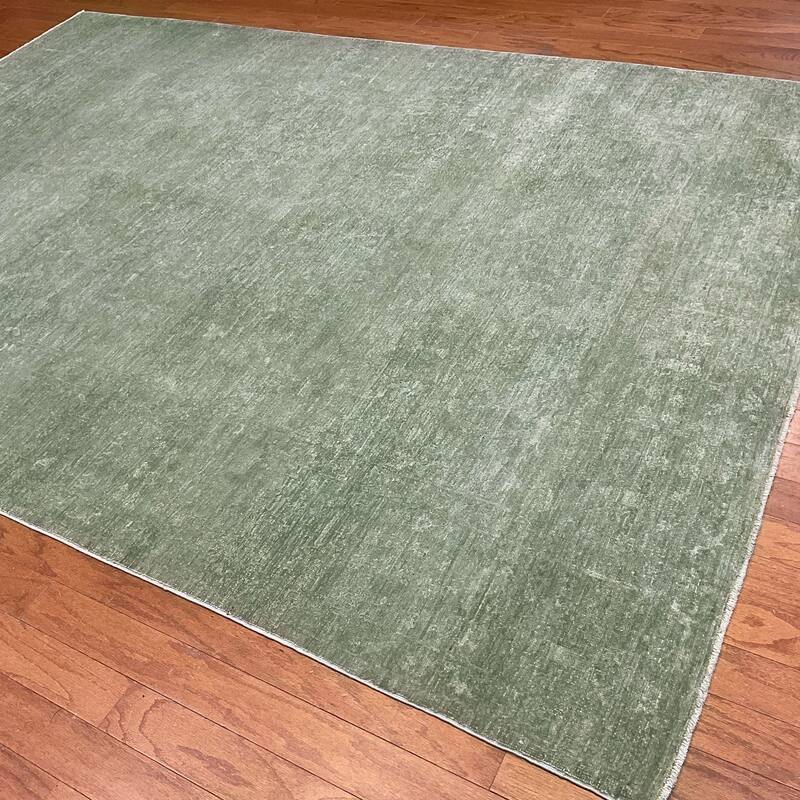 HERAT ORIENTAL Handmade Overdyed Oushak Wool Rug - 6' x 8'7"