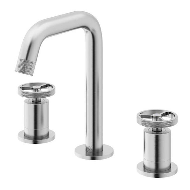 Vigo VG01301 Cass 1.2 GPM 8" H Double Handle Widespread Bathroom