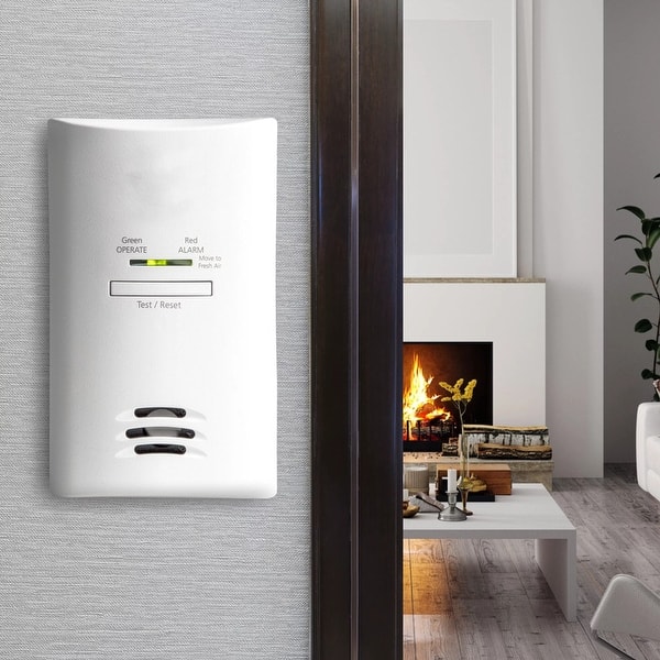 slide 2 of 4, Monoxide Detector White