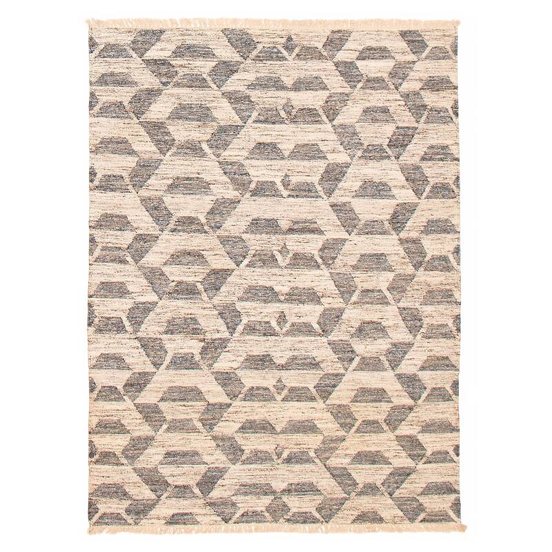 Ankara FW Ivory Kilim 5'3" x 7'7" - 5'3 x 7'7 - Ivory - 5'3 x 7'7