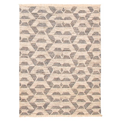 Ankara FW Ivory Kilim 5'3" x 7'7" - 5'3 x 7'7