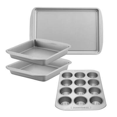 Farberware Nonstick Bakeware Cake Cookie & Muffin Pan Set, 4-Piece