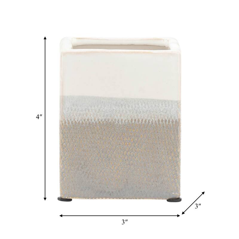 Sagebrook Home Ceramic Pen Holder