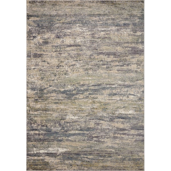slide 2 of 3, Alexander Home Thomas Marble Abstract Area Rug 10' x 14' - Granite / Ocean - Runner/Rectangle