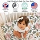preview thumbnail 3 of 4, Sweet Jojo Designs Vintage Floral Boho Girl Muslin 100% Cotton Fitted Crib Sheet - Pink Bohemian Shabby Chic Flower Farmhouse