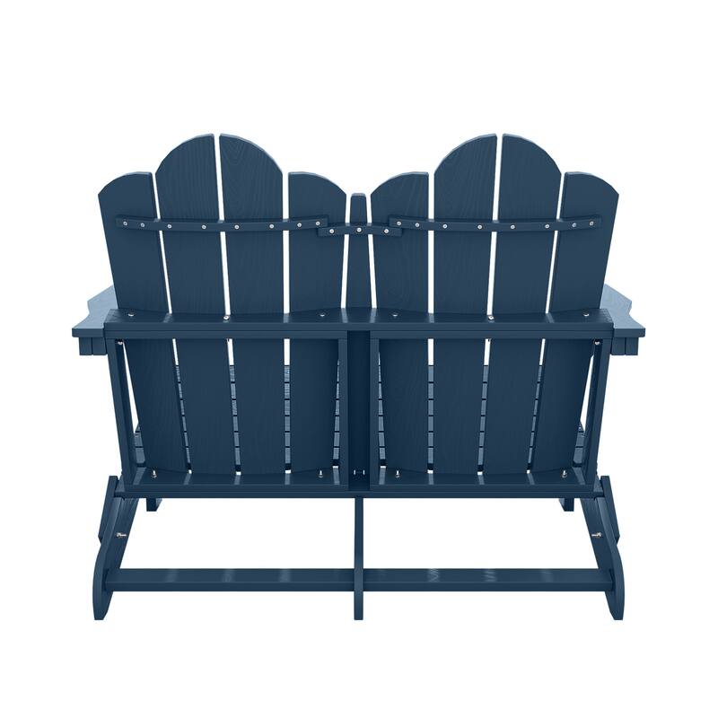 Outdoor HDPE Foldable Patio Loveseat